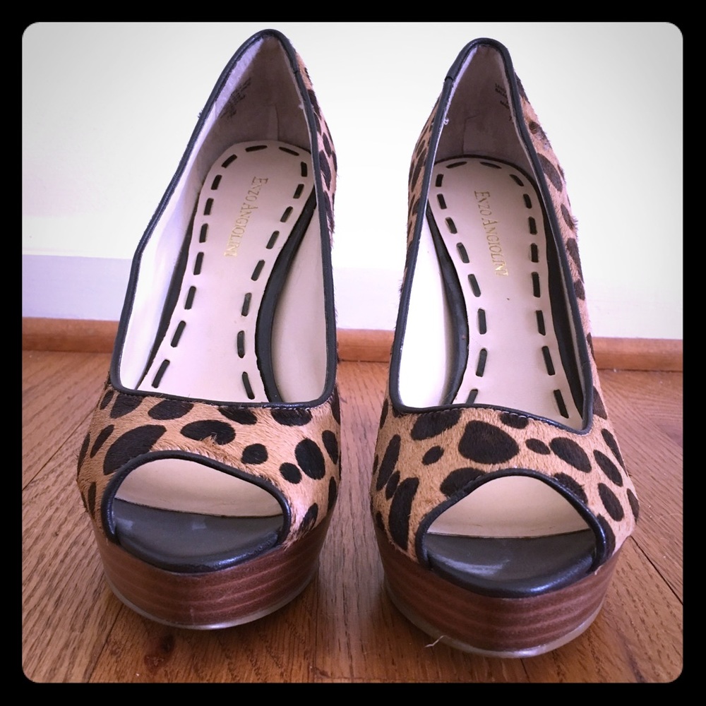 Cheetah print heels